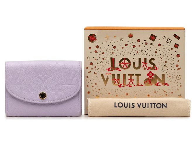 Louis Vuitton Monogram Empreinte Bi-fold Wallet Lila - Ansicht 7