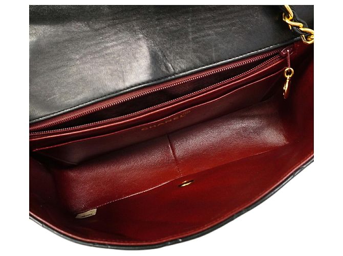 Borsa a Spalla Chanel Diana Chain Nero - vista 4