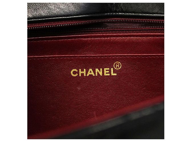 Borsa a Spalla Chanel Diana Chain Nero - vista 5