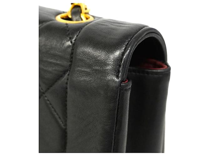 Borsa a Spalla Chanel Diana Chain Nero - vista 7