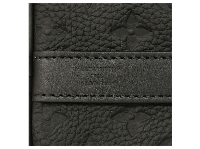 Borsa Louis Vuitton Keepall Bandoulière 25 Nero - vista 5