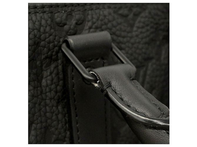 Borsa Louis Vuitton Keepall Bandoulière 25 Nero - vista 8