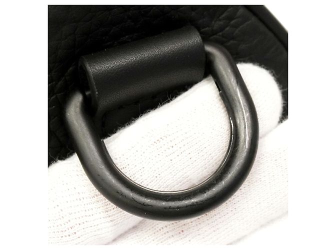 Borsa Louis Vuitton Keepall Bandoulière 25 Nero - vista 9