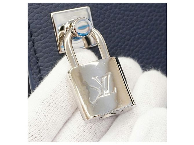 Borsa Tote Louis Vuitton LV Aerogram Takeoff Blu navy - vista 6