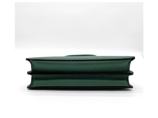 Borsa a Spalla Fendi Peekaboo I.U Verde - vista 5