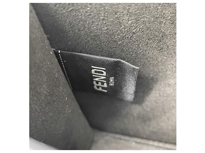 Borsa a Spalla Fendi Peekaboo I.U Verde - vista 9