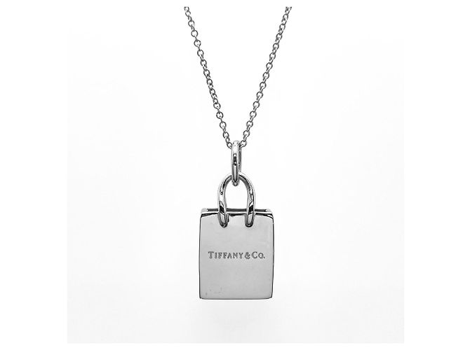 Collier Shopper en argent 925 Tiffany & Co. Argenté - vue 2