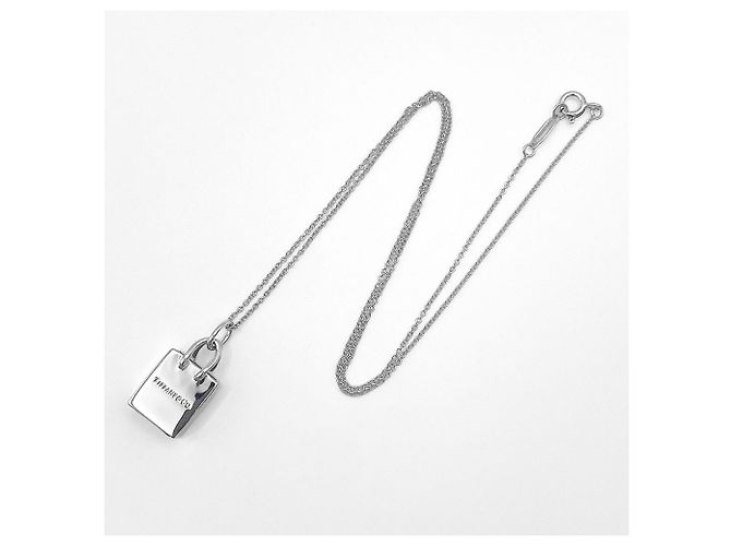 Collier Shopper en argent 925 Tiffany & Co. Argenté - vue 4