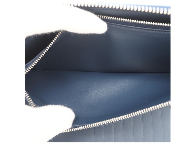 Louis Vuitton Aerogram Zippy Vertical Wallet Navy blue - view 13