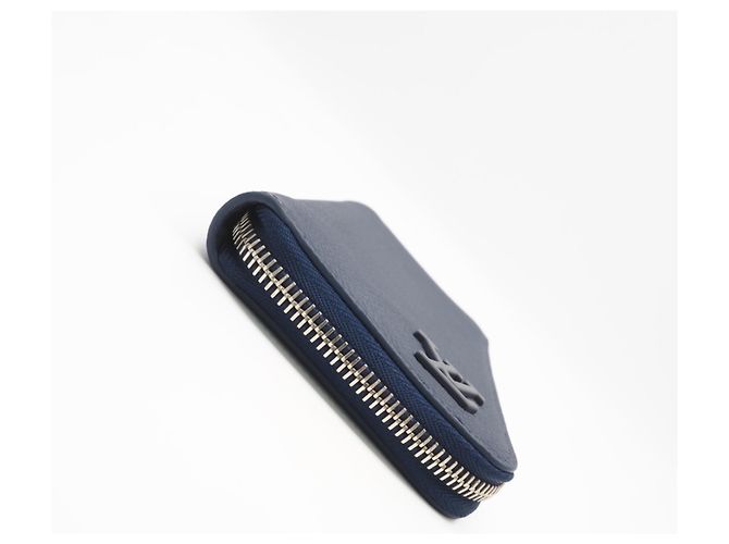 Louis Vuitton Aerogram Zippy Vertical Wallet Navy blue - view 6