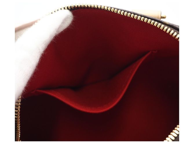Borsa Louis Vuitton Monogram Speedy Bandoulière 20 Marrone Beige - vista 13