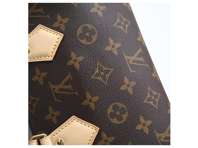 Borsa Louis Vuitton Monogram Speedy Bandoulière 20 Marrone Beige - vista 4