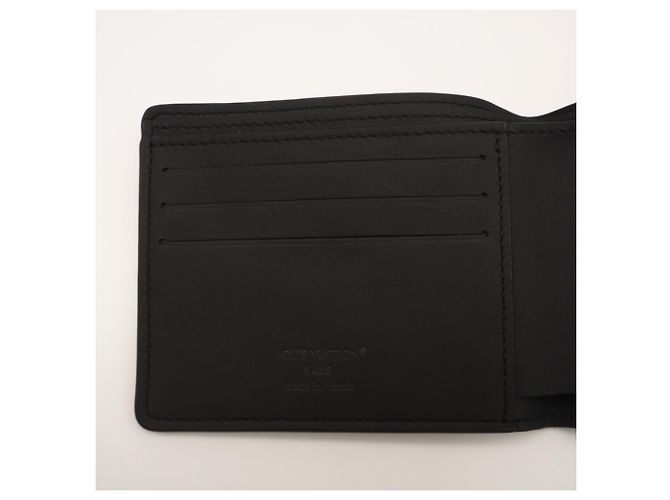 Louis Vuitton Monogram Shadow Bi-fold Wallet Black - view 11