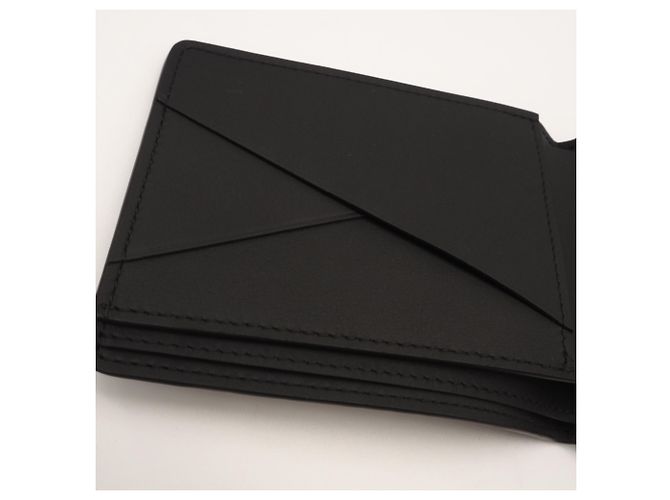 Louis Vuitton Monogram Shadow Bi-fold Wallet Black - view 12