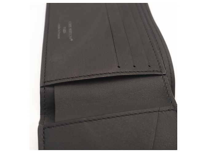 Louis Vuitton Monogram Shadow Bi-fold Wallet Black - view 15