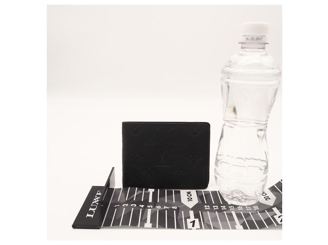 Louis Vuitton Monogram Shadow Bi-fold Wallet Black - view 3