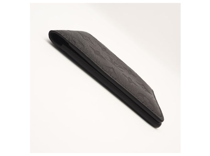 Louis Vuitton Monogram Shadow Bi-fold Wallet Black - view 5