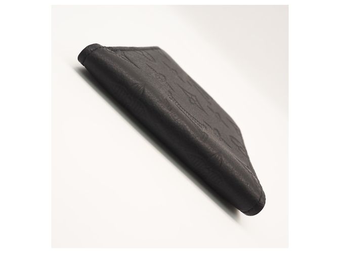 Louis Vuitton Monogram Shadow Bi-fold Wallet Black - view 7