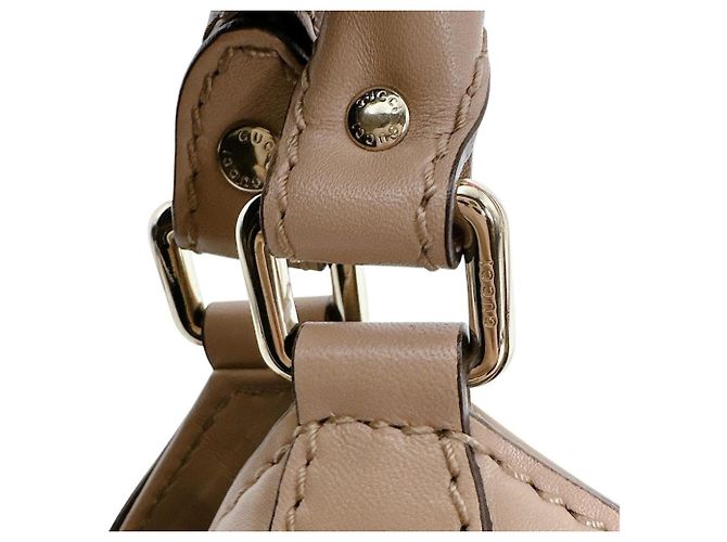 Gucci Diamante Canvas Sukey Tote Bag Braun Weiß Beige - Ansicht 11