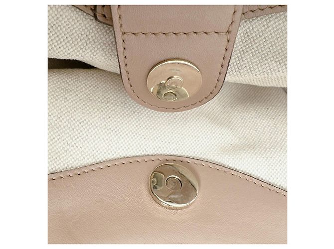 Gucci Diamante Canvas Sukey Tote Bag Braun Weiß Beige - Ansicht 13