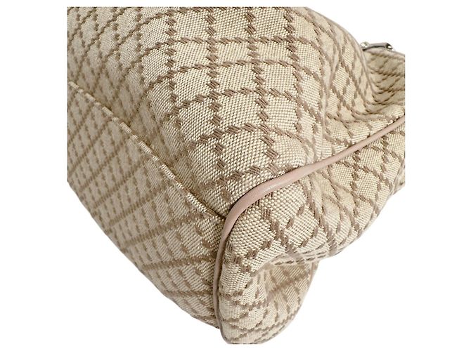Gucci Diamante Canvas Sukey Tote Bag Braun Weiß Beige - Ansicht 7