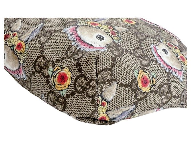 Marsupio per bambini Gucci GG Supreme Beige - vista 6