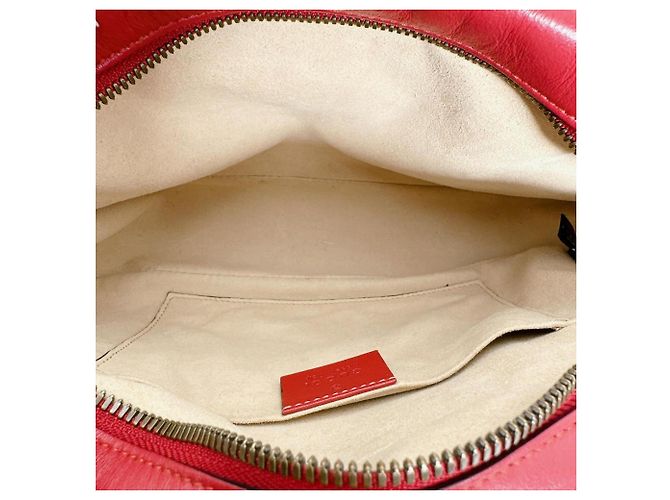 Marmont Borsa a tracolla in pelle rossa Gucci Rosso - vista 14