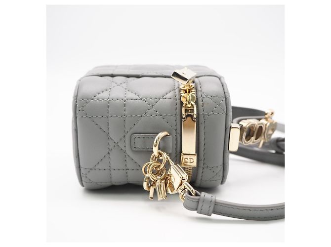 Borsa Micro Vanity Lady Christian Dior Marrone - vista 10