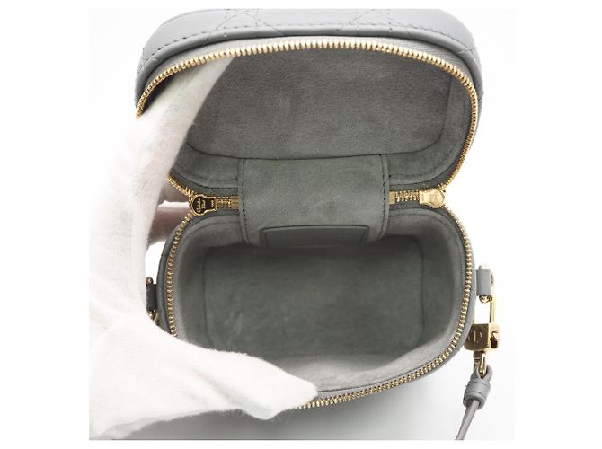 Borsa Micro Vanity Lady Christian Dior Marrone - vista 12