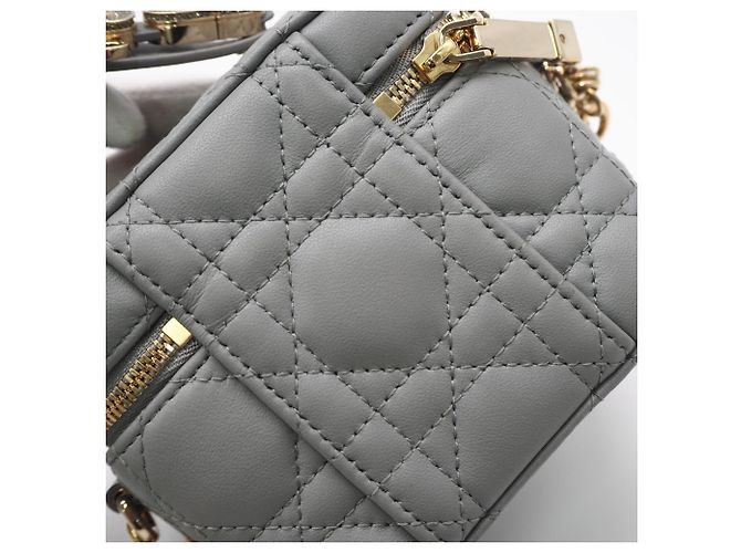Borsa Micro Vanity Lady Christian Dior Marrone - vista 4