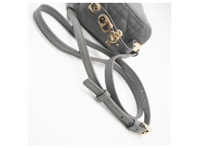 Borsa Micro Vanity Lady Christian Dior Marrone - vista 6