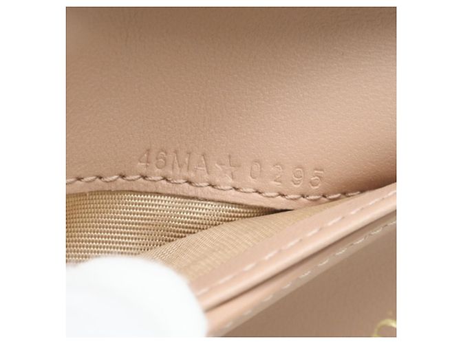 Cartera de doble pliegue rosa beige Christian Dior - vista 20