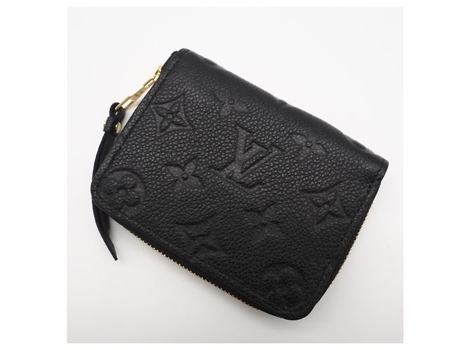 Louis Vuitton Monogram Empreinte Zippy Coin Purse Noir Negro - vista 2