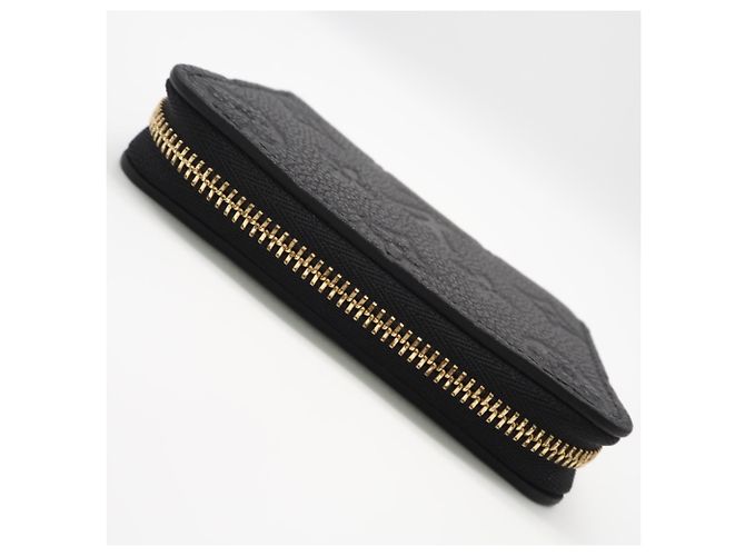 Louis Vuitton Monogram Empreinte Zippy Coin Purse Noir Negro - vista 8