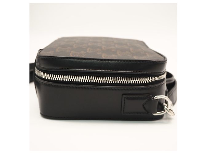 Céline Borsa a tracolla CELINE Triomphe Canvas Messenger Box - vista 10