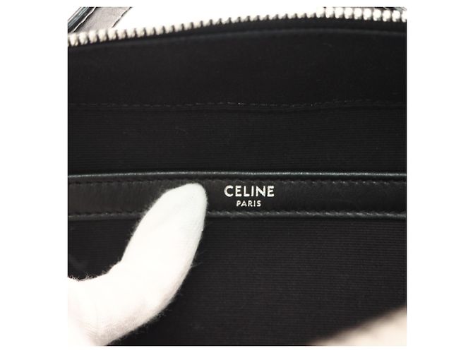 Céline Borsa a tracolla CELINE Triomphe Canvas Messenger Box - vista 17