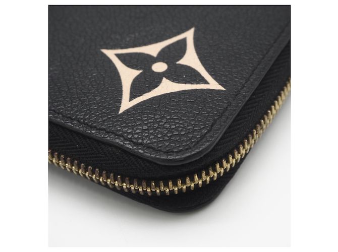 Louis Vuitton Bicolor Monogram Empreinte Zippy Wallet Schwarz Mehrfarben Monogramm - Ansicht 9