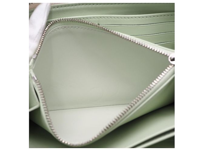Louis Vuitton Mahina Zippy Wallet Beige Grün - Ansicht 12