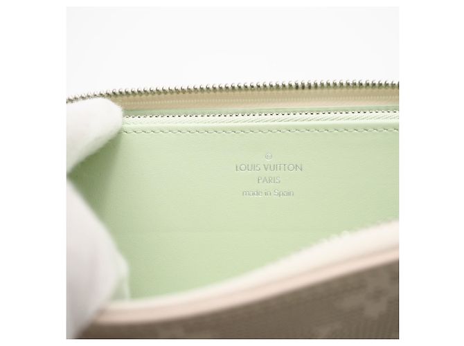 Louis Vuitton Mahina Zippy Wallet Beige Grün - Ansicht 14
