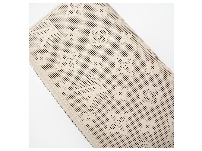 Louis Vuitton Mahina Zippy Wallet Beige Grün - Ansicht 4
