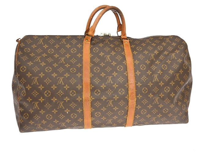 Louis Vuitton Keepall Monogram Canvas 60 Marrone - vista 2