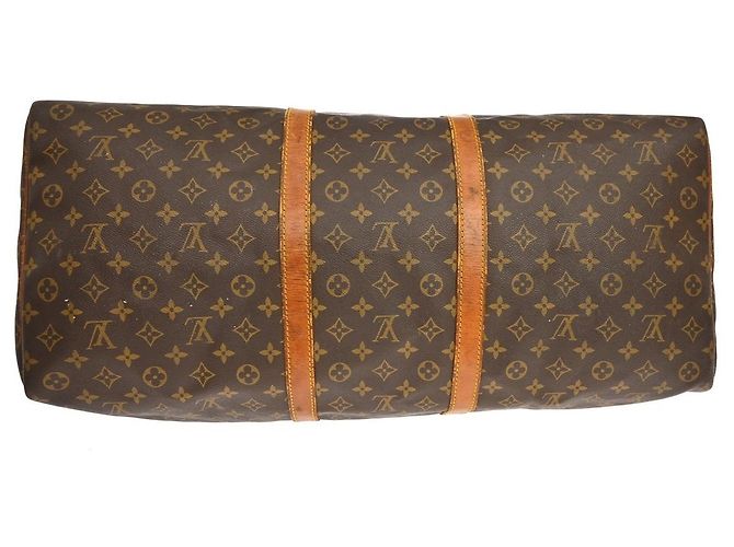 Louis Vuitton Keepall Monogram Canvas 60 Marrone - vista 3