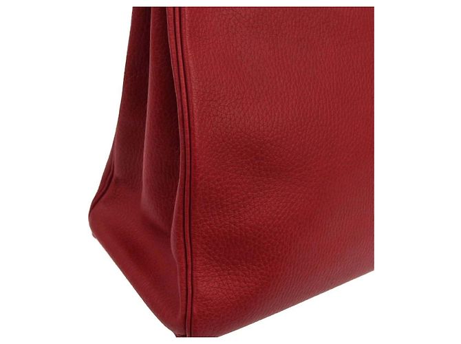 Hermès Hermes Kelly retourné Ardennes leather 40 Rosso - vista 3
