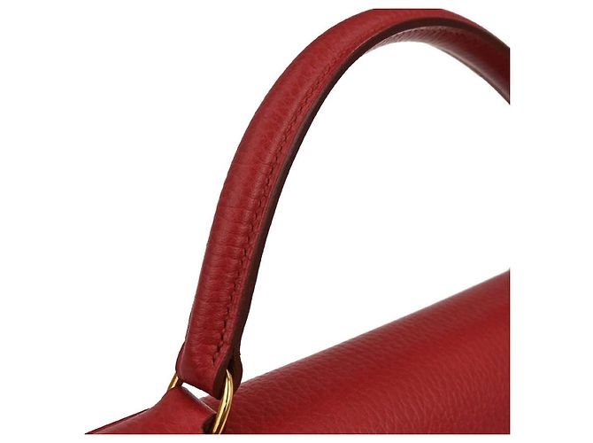 Hermès Hermes Kelly retourné Ardennes leather 40 Rosso - vista 6