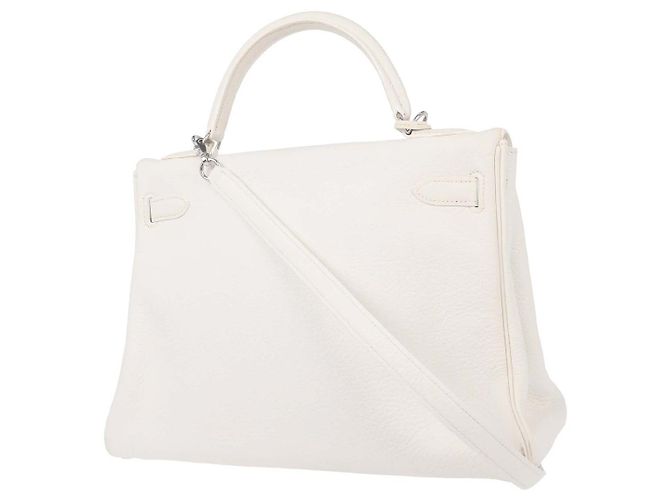 Hermès Hermes Kelly retourné Clémence Taurillon Bianco - vista 2