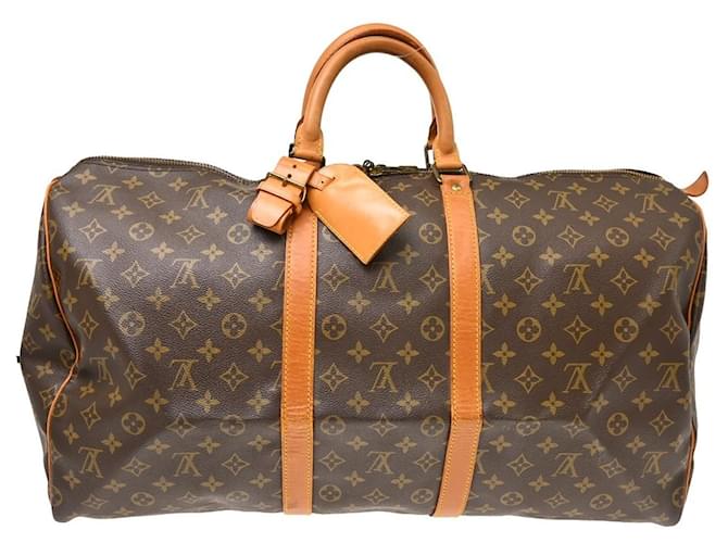 Louis Vuitton Keepall Monogram 55 Marrone - vista 2