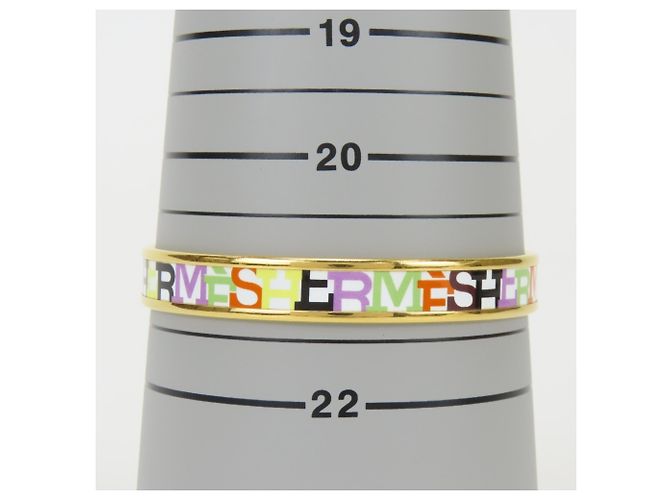 Hermès Hermes Multi-color Cloisonné Bangle White Multiple colors - view 11