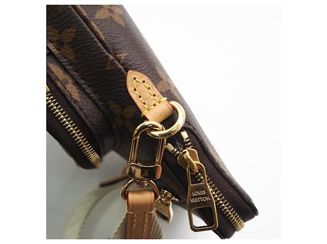 Borsa a tracolla e a spalla Louis Vuitton Monogram Utility Marrone Beige - vista 11