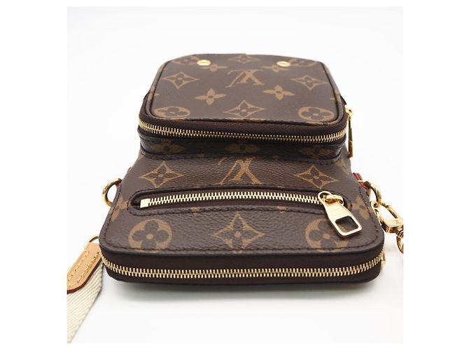 Borsa a tracolla e a spalla Louis Vuitton Monogram Utility Marrone Beige - vista 6