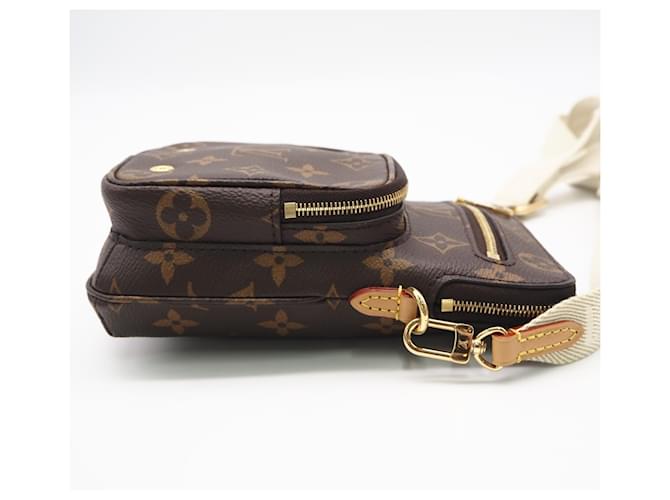 Borsa a tracolla e a spalla Louis Vuitton Monogram Utility Marrone Beige - vista 9